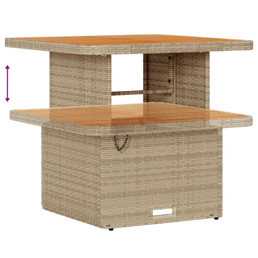 Ensemble de canapé de jardin 8 pcs Beige et Gris clair - 9