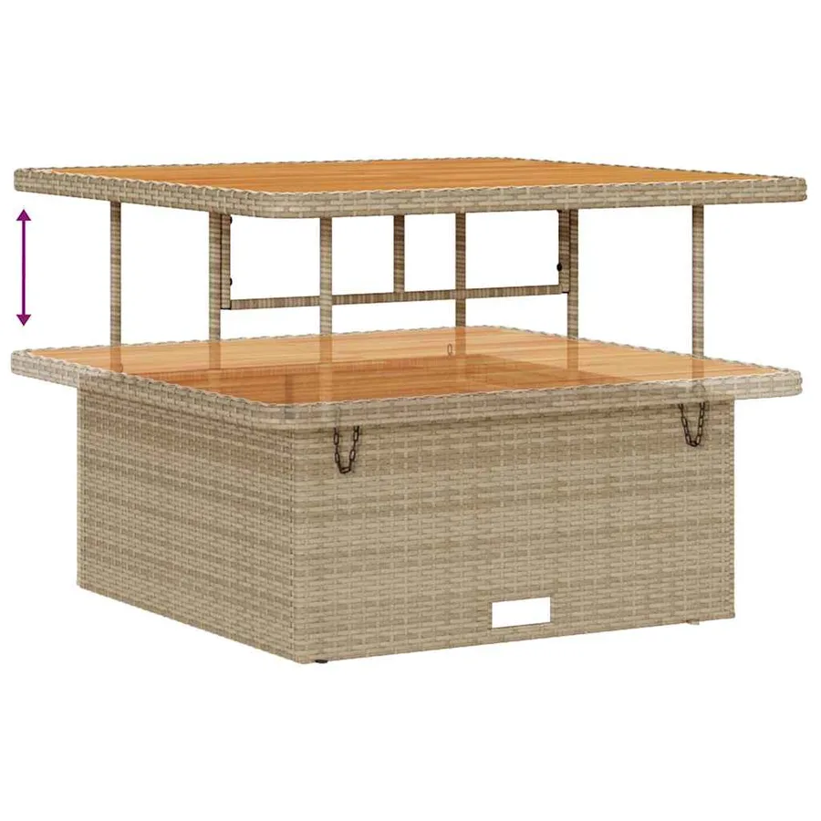 Ensemble de canapé de jardin 11 pcs Beige et Gris clair - 13