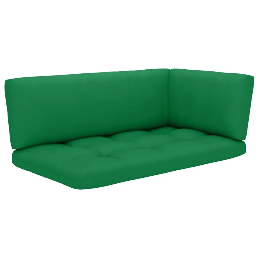 Canapé d'angle palette de jardin Bois de pin imprégné de blanc - 3