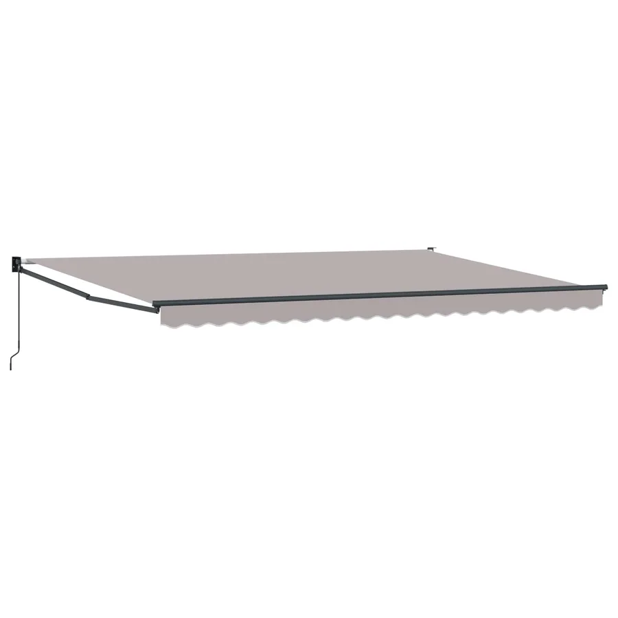 Auvent rétractable Gris clair 500 x 300 x 165 cm - 2