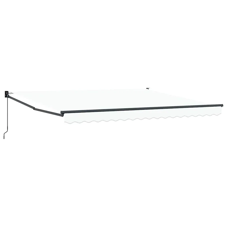 Auvent rétractable Blanc 400 × 300 cm - 2