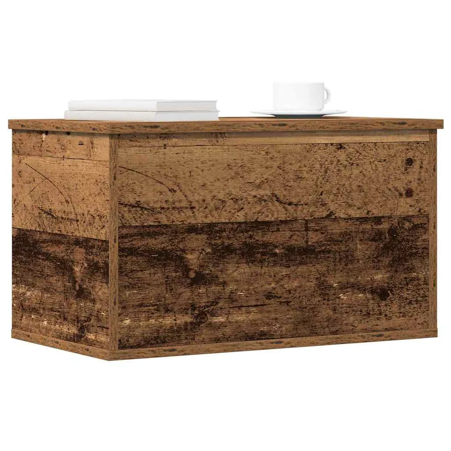 Boîte de Rangement avec stockage Bois Ancien 60 x 35 x 35 cm - 3