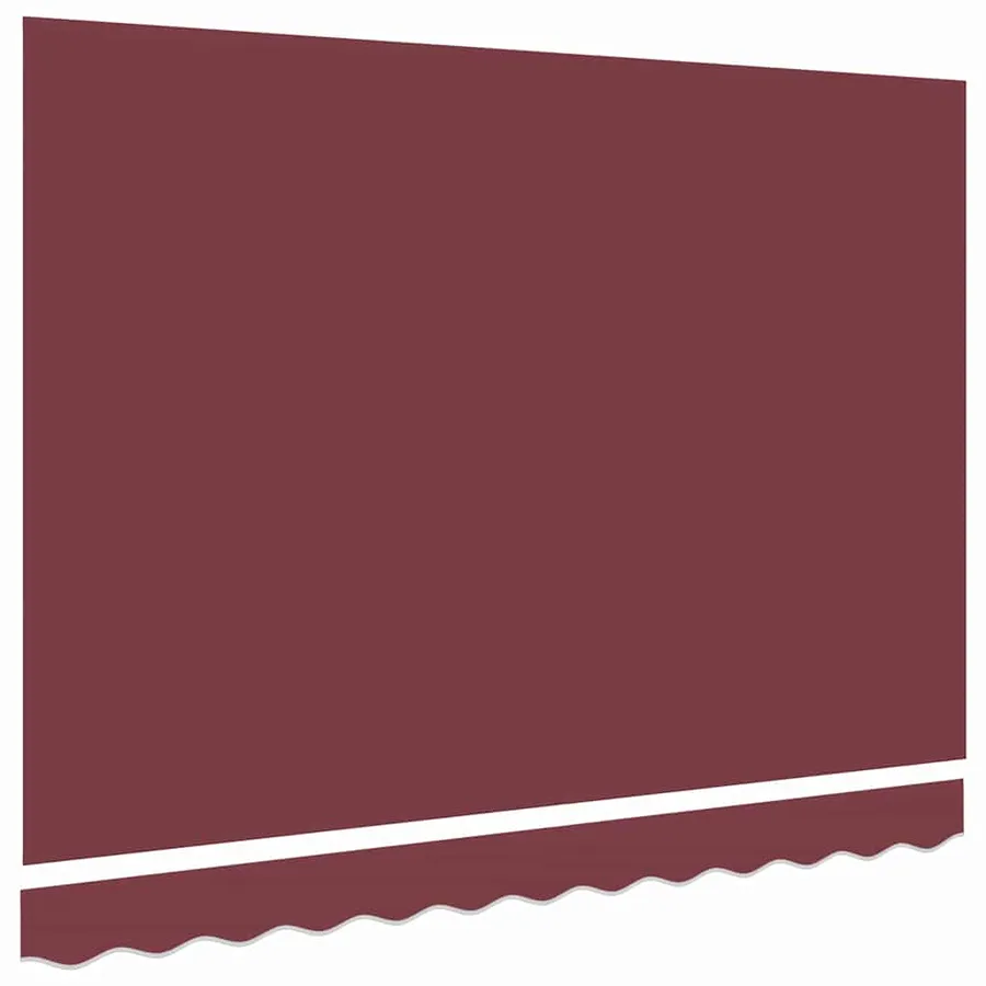 Toile de rechange pour auvent Rouge bordeaux 3,5 x 2 m - 4