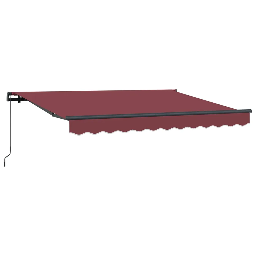 Auvent Rétractable Bordeaux 250 x 200 cm tissu - 2