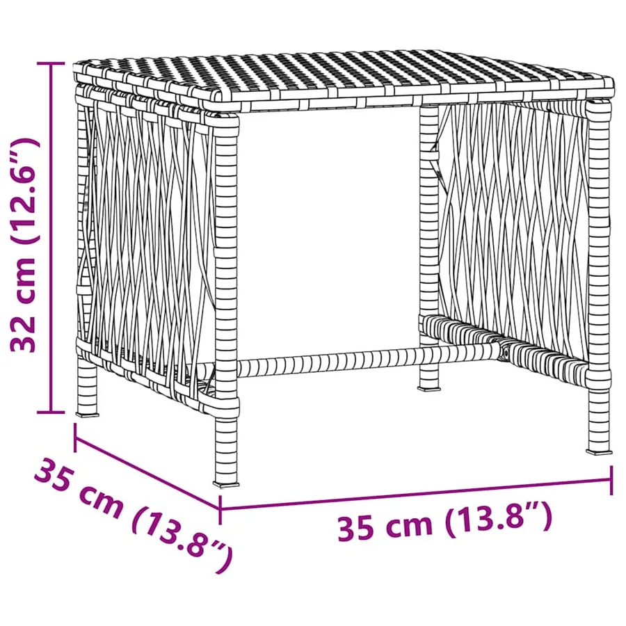 Transat 3 pcs Noir et blanc crème 55 x 200 x 92 cm polyrotin - 13