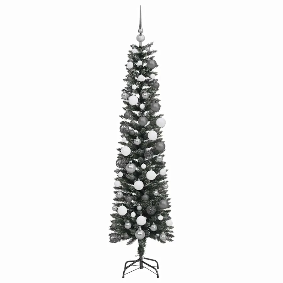 Sapin de Noël artificiel Vert 180 cm PVC, plastique et acier - 4
