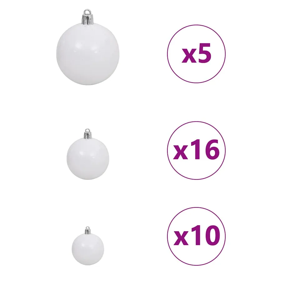 Sapin de Noël avec 300 LED avec support Vert 180 cm PVC - 9