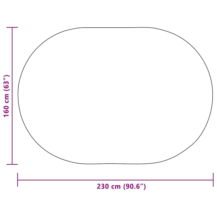 Tapis ZIZUR Crème 230 x 160 cm Polypropylène - 8
