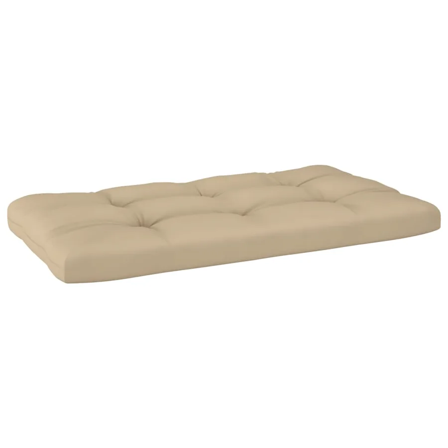 Canapé central palette de jardin Blanc Bois de pin imprégné - 7