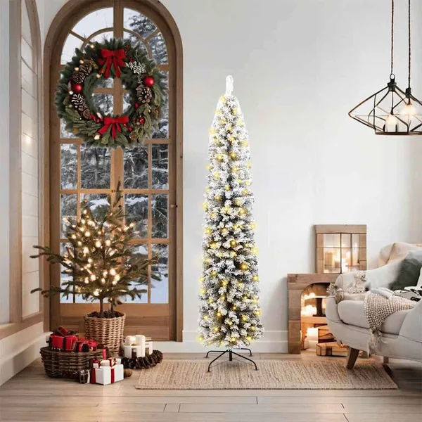 Sapin de Noël artificiel Vert 180 cm PVC et acier et plastique