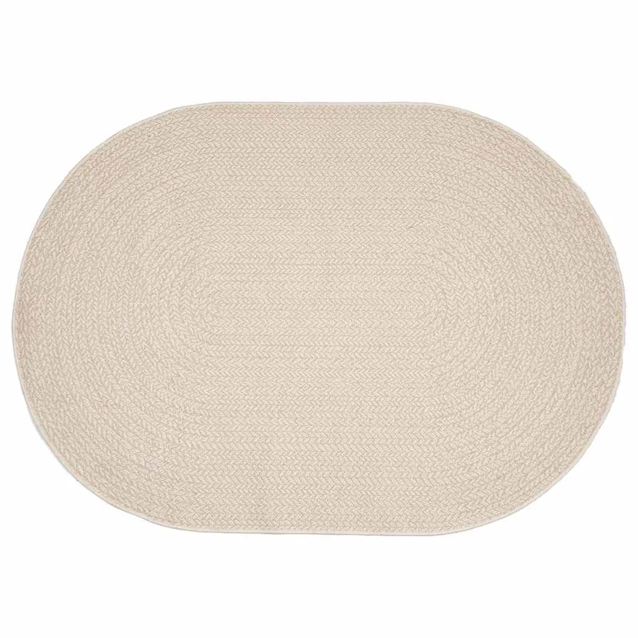 Tapis ZIZUR Crème 170 x 120 cm Polypropylène - 2