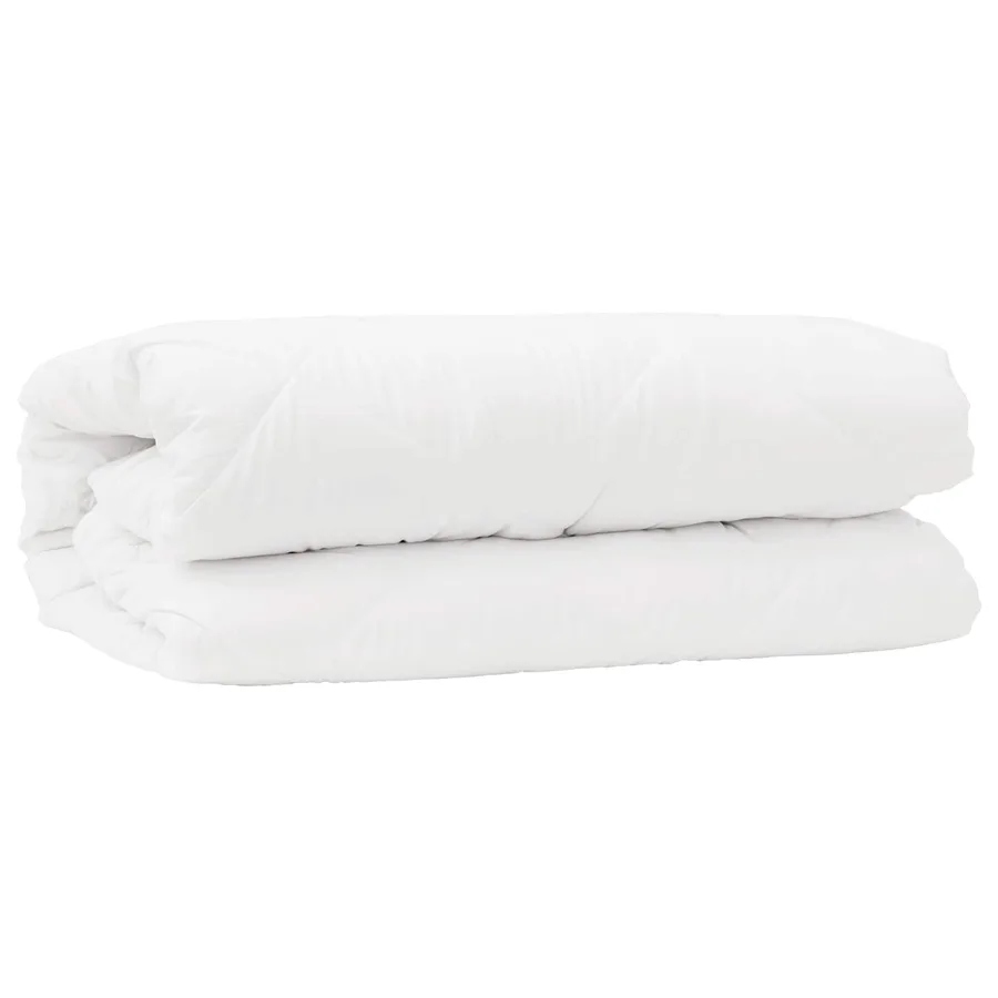 Ensemble de Duvet avec oreiller 2 pcs Blanc Microfibre - 4