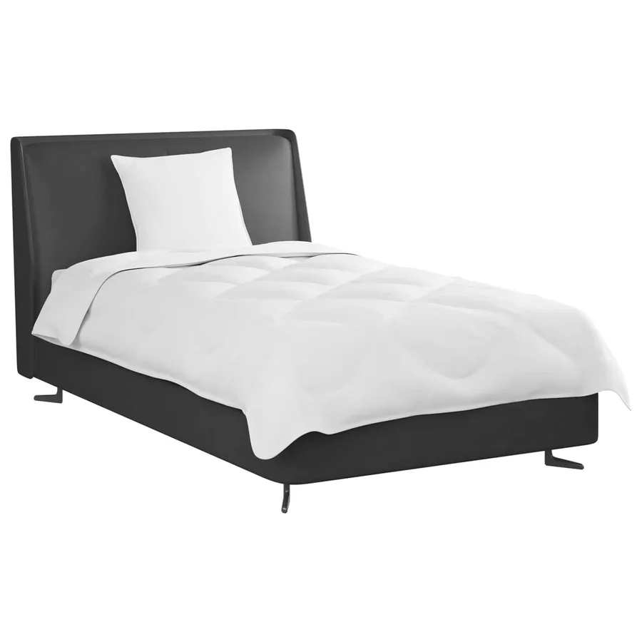 Couette avec oreiller 2 pcs Blanc Microfibre - 3
