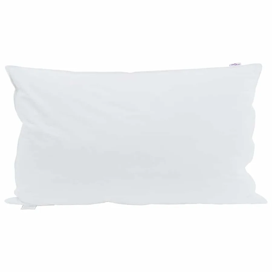 Oreiller avec oreiller Blanc 40 x 80 cm Plume - 2