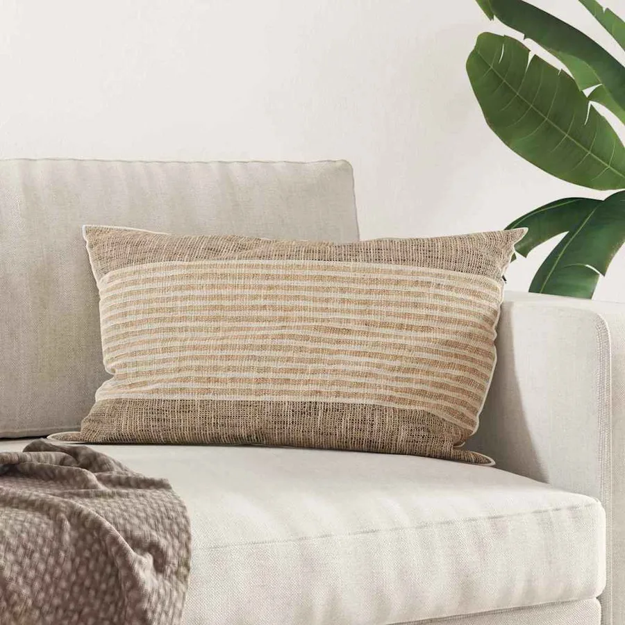 Oreiller avec oreiller Blanc 40 x 80 cm Plume - 6