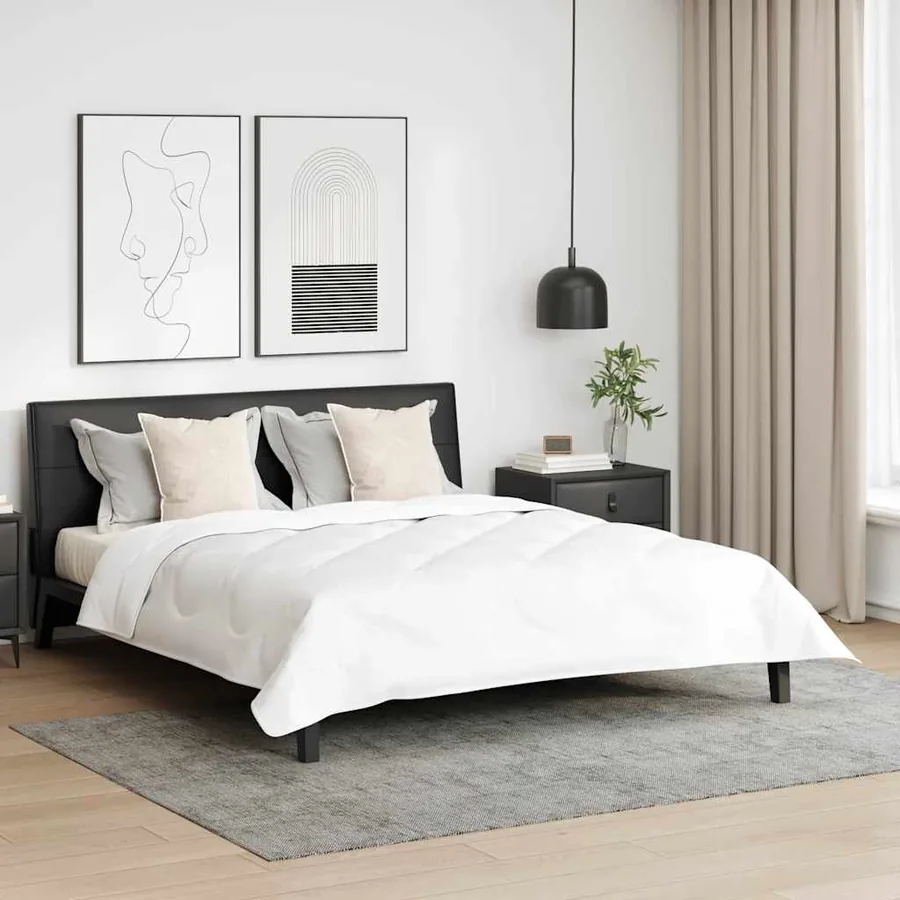 Oreiller avec oreiller 2 pcs Blanc 40 x 40 cm Plume