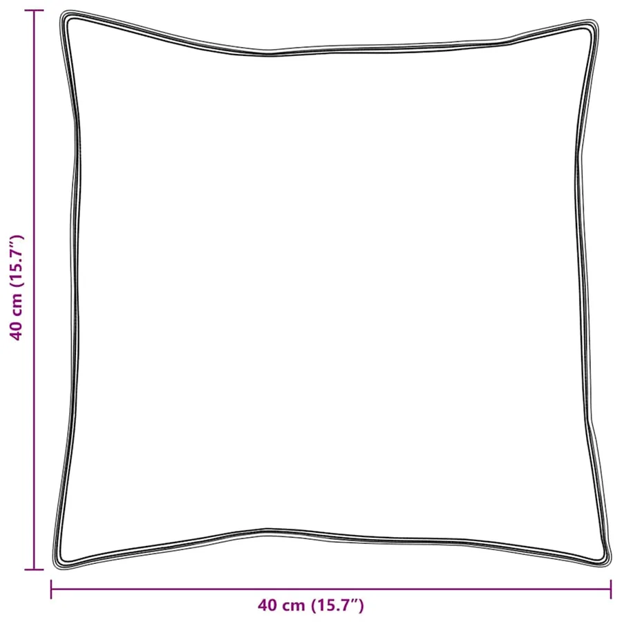 Oreiller avec oreiller 2 pcs Blanc 40 x 40 cm Plume - 8