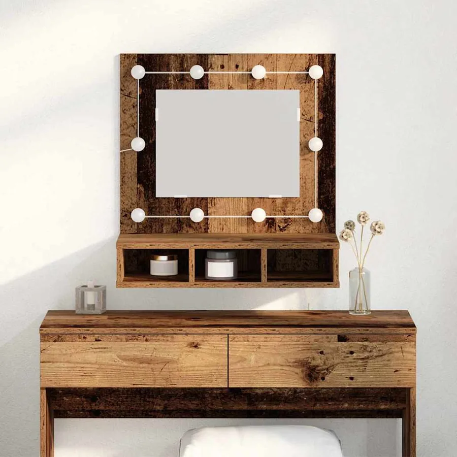 Armoire Miroir Bois ancien 60 x 31,5 x 62 cm Bois d'ingénierie