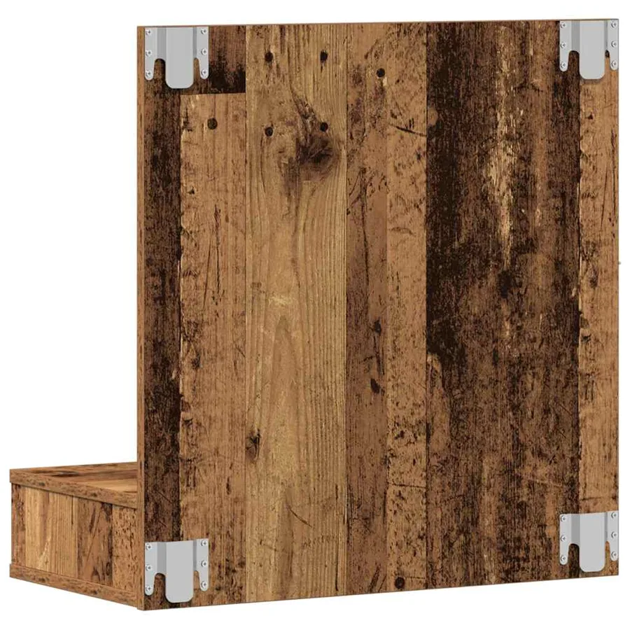 Armoire Miroir Bois ancien 60 x 31,5 x 62 cm Bois d'ingénierie - 7