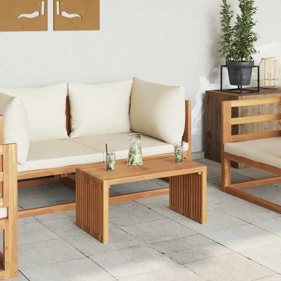 Table d'appoint de jardin Marron 70 x 37,5 x 35,5 cm - 4