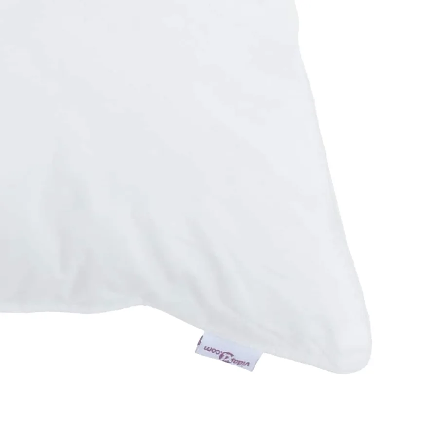 Oreiller avec oreiller 2 pcs Blanc 60 x 80 cm Coton - 9