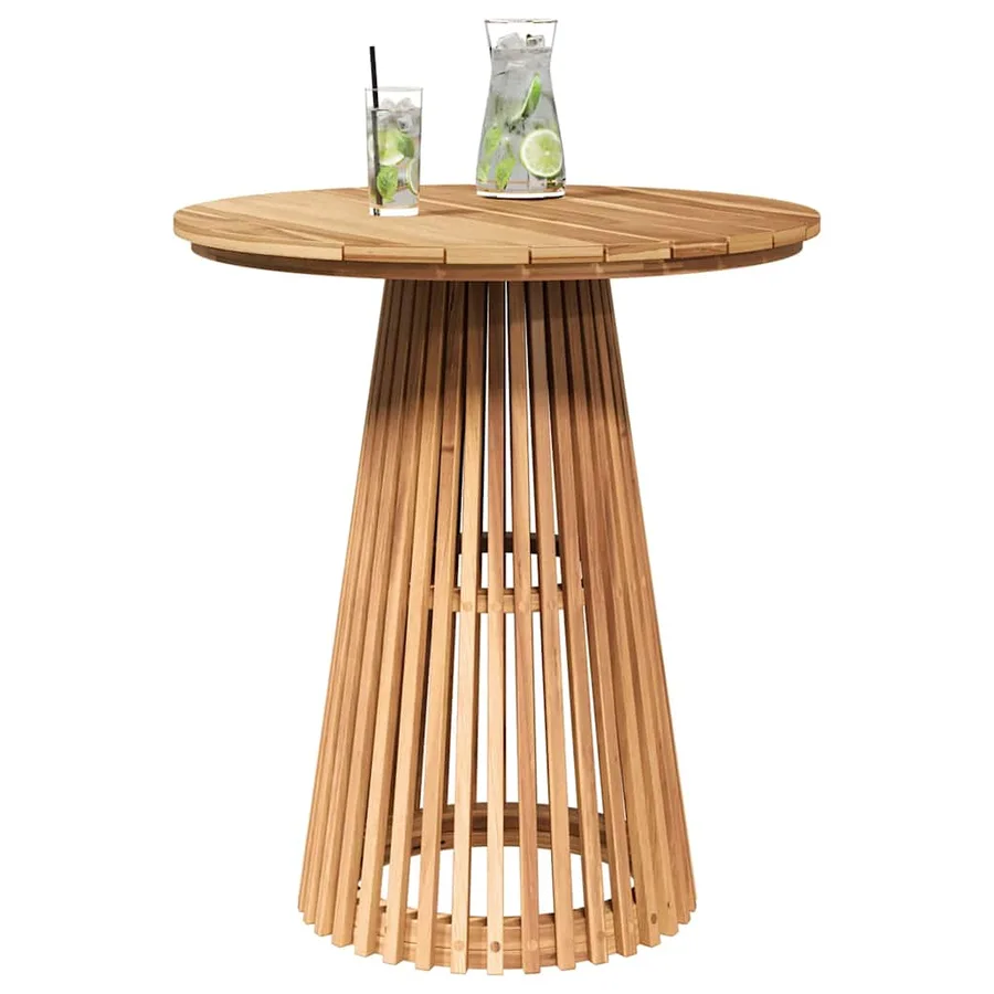 Table d'appoint Marron 70 x 70 x 75 cm Bois de teck massif - 3