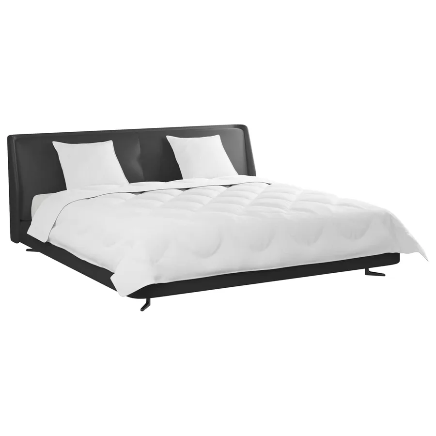 Duvet toutes saisons avec oreiller 3 pcs Blanc Microfibre - 3
