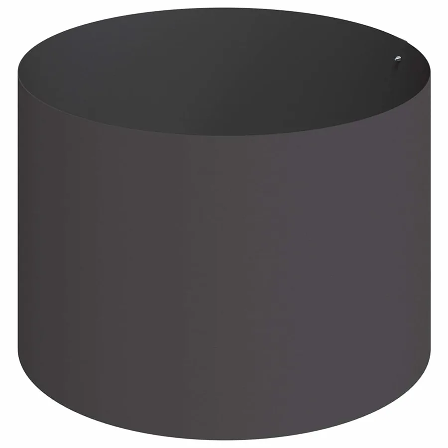 Cache-pot de jardin Noir 90 x 90 x 20 cm Acier laminé à froid - 7
