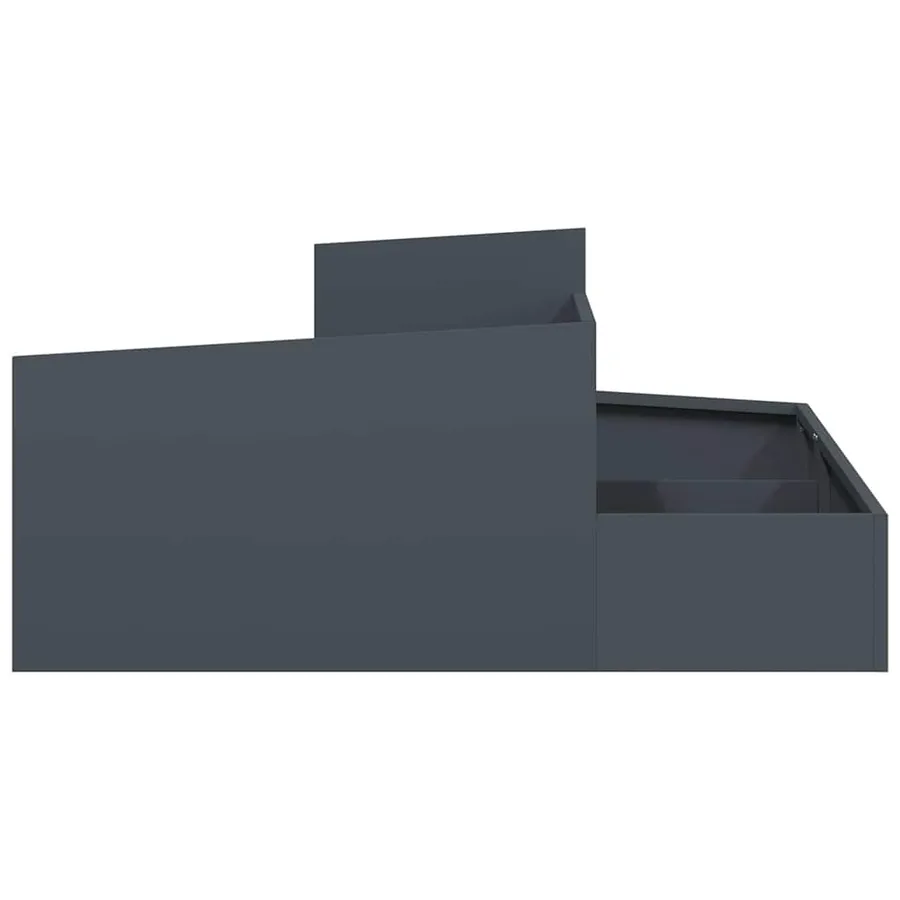 Cache-pot de jardin Anthracite 100 x 100 x 50 cm - 6