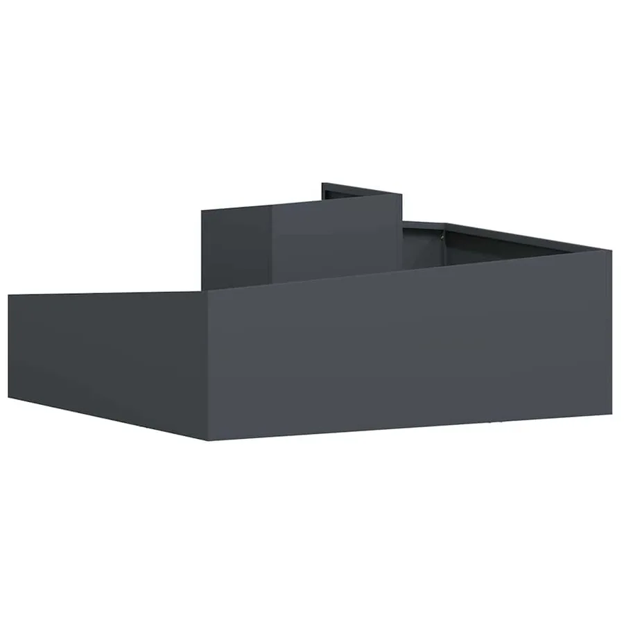 Cache-pot de jardin Anthracite 100 x 100 x 50 cm - 7