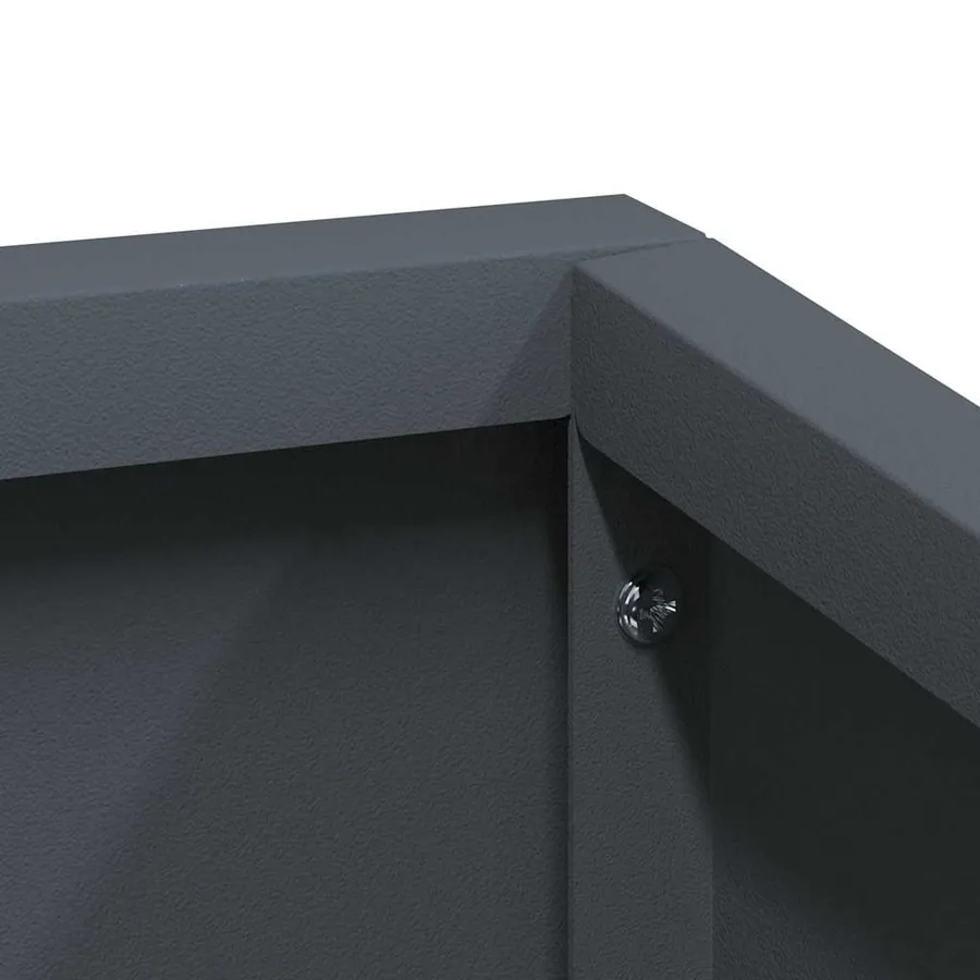 Cache-pot de jardin Anthracite 100 x 100 x 50 cm - 9
