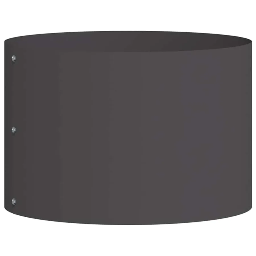 Anneau de jardinière 5 pc Noir 30 x 30 x 20 cm - 5