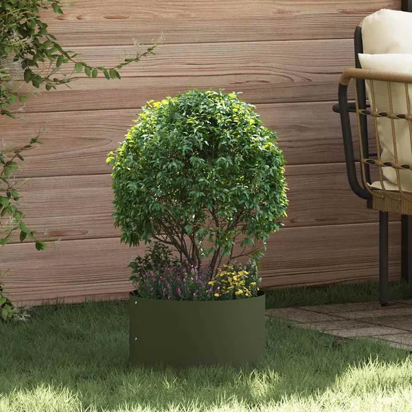 Anneau de jardinière Vert olive 30 x 30 x 20 cm