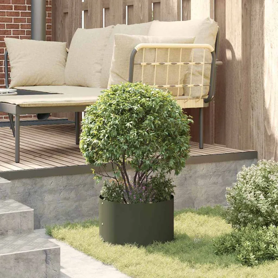 Anneau de jardinière Vert olive 30 x 30 x 20 cm - 4