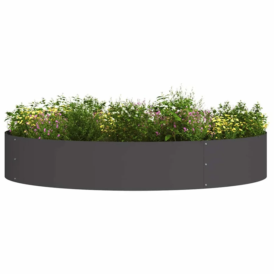 Anneau de jardinière Noir 120 x 120 x 20 cm - 3