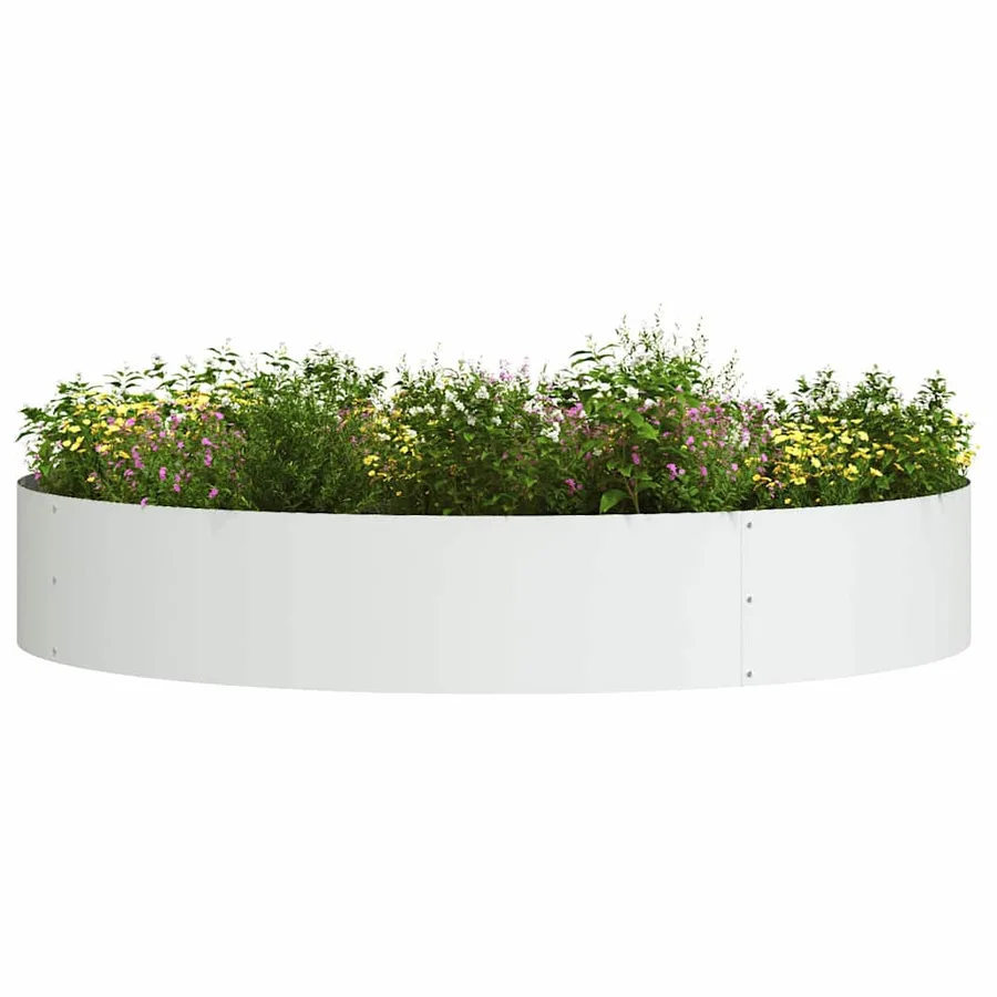 Anneau de jardinière Blanc 120 x 120 x 20 cm - 3