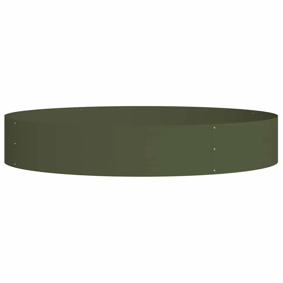 Anneau de jardinière 5 pc Vert olive 120 x 120 x 20 cm - 5