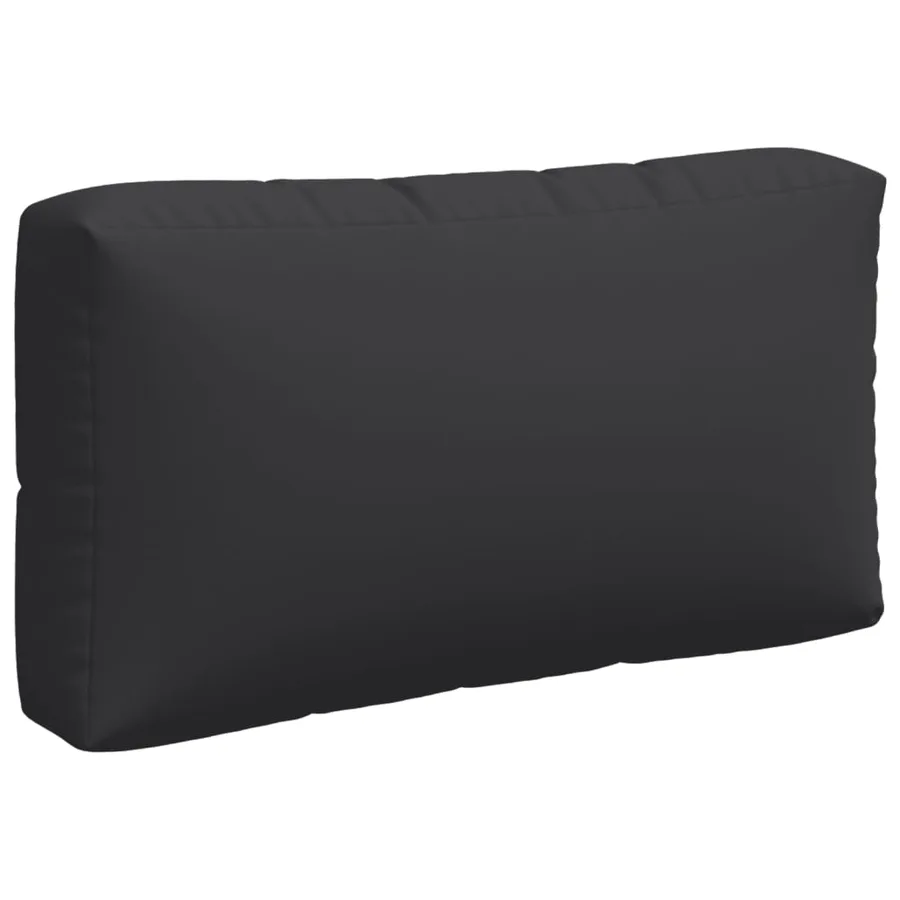 Coussins de palette lot de 3 noir tissu - 6