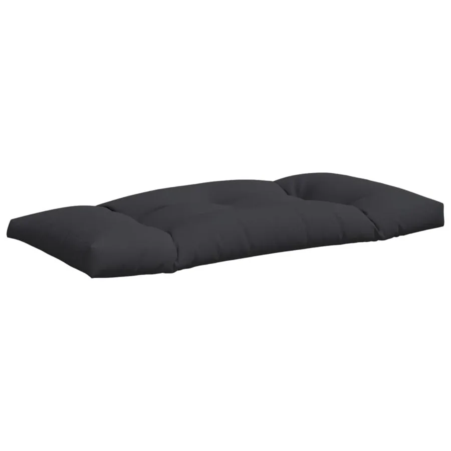 Coussins de palette lot de 3 noir tissu - 7