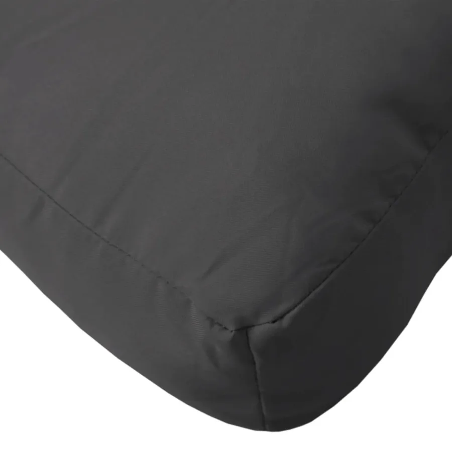 Coussins de palette lot de 3 noir tissu - 9