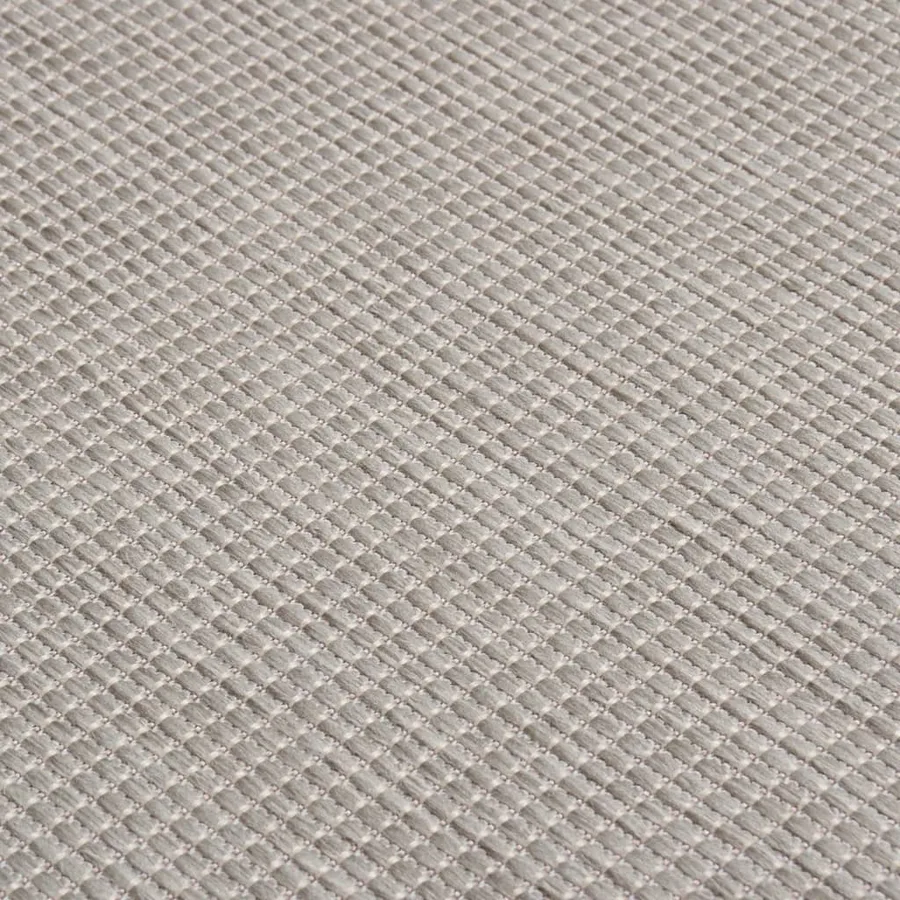 Tapis à tissage plat d'extérieur 200x280 cm gris clair - 5