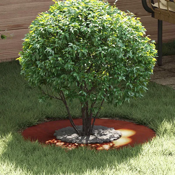 adapté pour anneau d'arbre plat Rouillé Ø30/60 cm