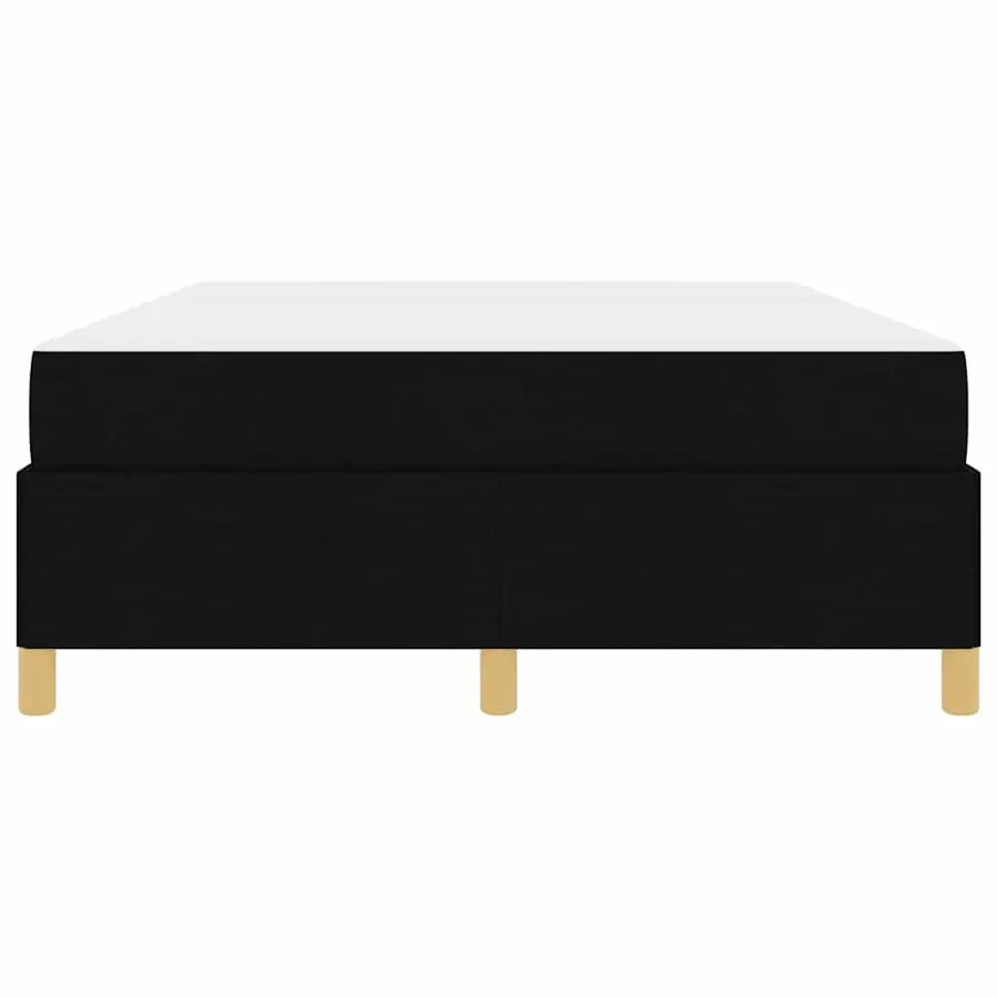 Cadre de lit avec matelas Noir 140 x 200 cm tissu - 7