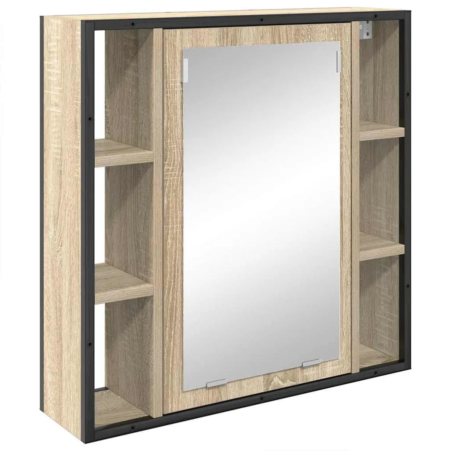 Ensemble de mobilier de salle de bain 3 pcs Chêne Sonoma - 5