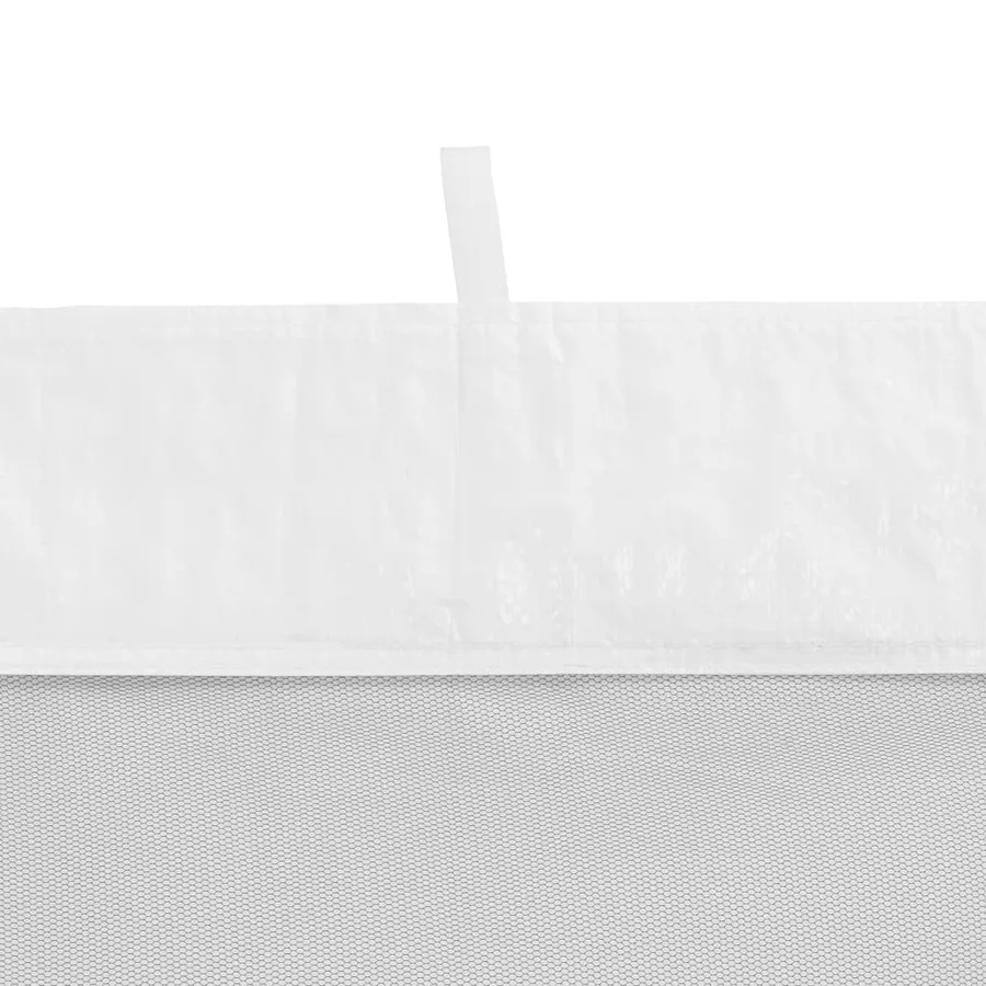 Paroi de tente de réception 2 pcs Maille Blanc et noir - 4