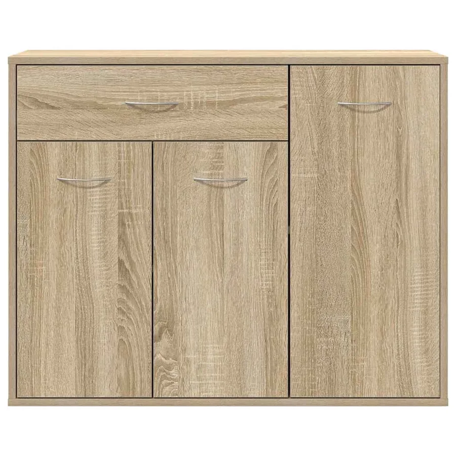 Buffet Chêne sonoma 88x30x70 cm Bois d'ingénierie - 6