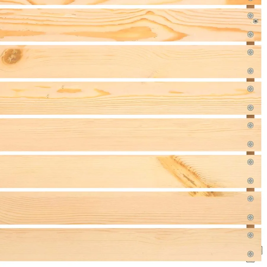 Canapés d'angle de jardin 2pcs avec coussins Bois de pin massif - 6