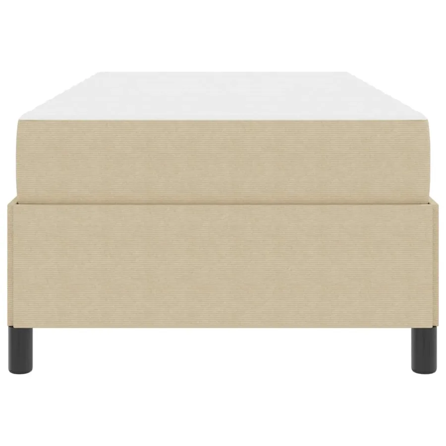 Cadre de lit avec matelas Gris Vert Clair 80 x 200 cm tissu - 5