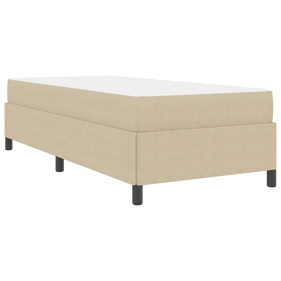 Cadre de lit avec matelas Gris Vert Clair 80 x 200 cm tissu - 7