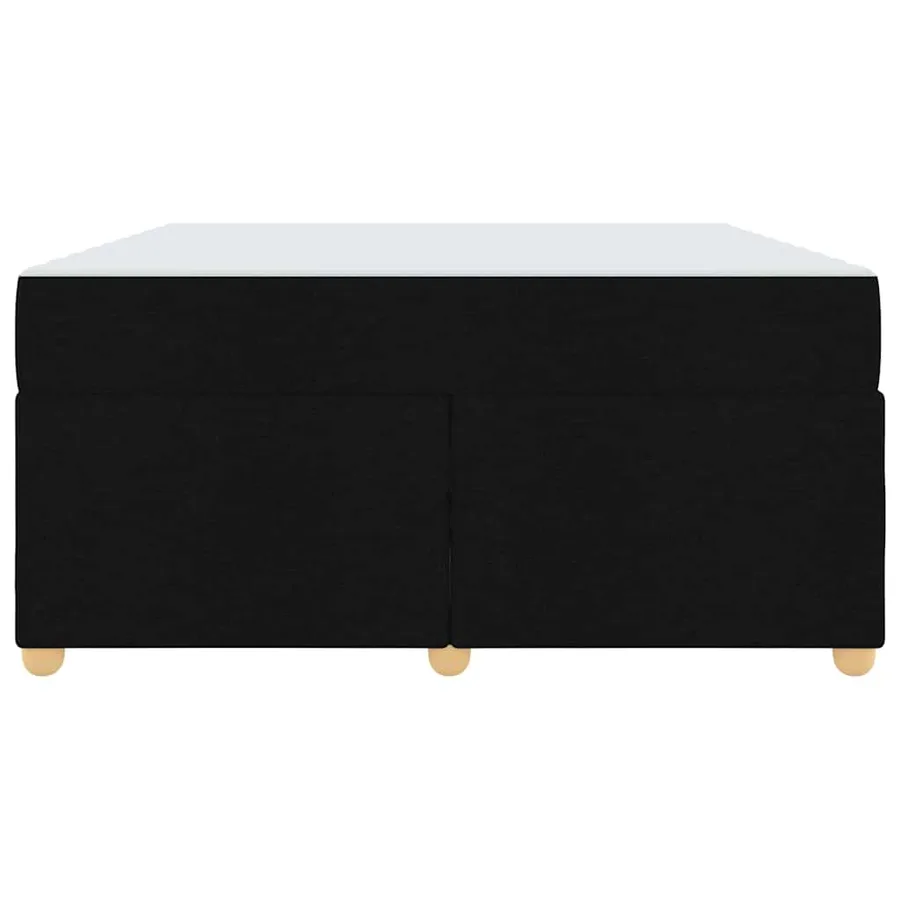 Cadre de lit avec matelas Noir 160 x 200 cm tissu - 5